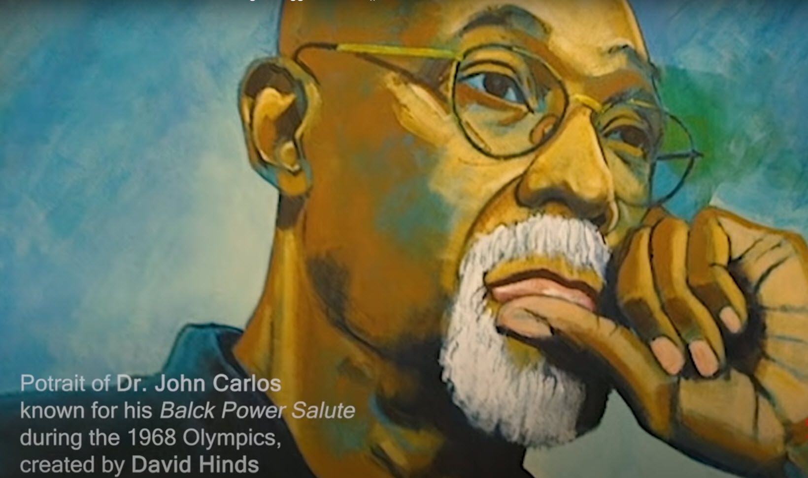 Dr. Johh Carlos portrait by David Hinds